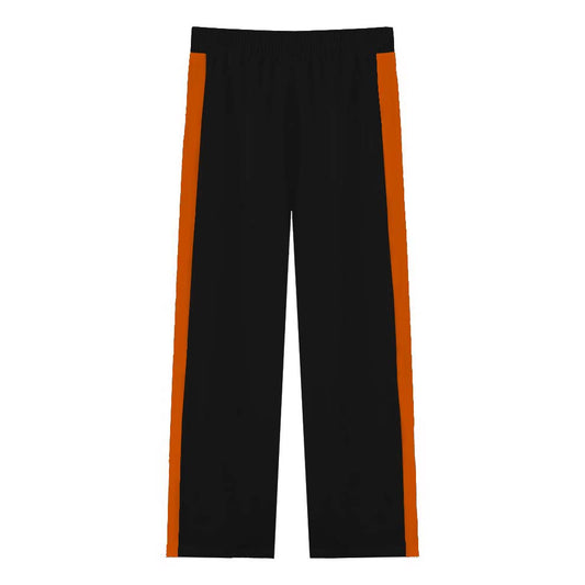 Halloween Pumpkin Casual Trousers With Elastic Waistband