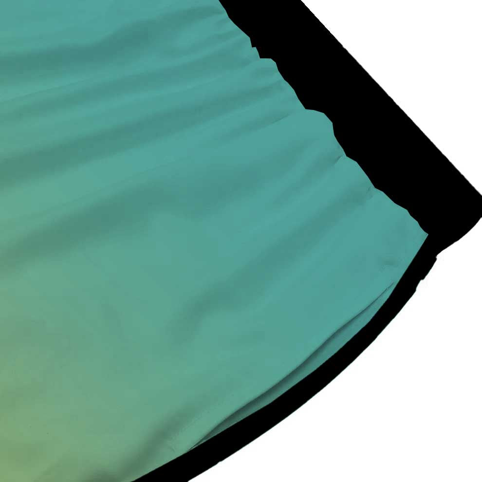 Skeleton Guitarist Pattern Casual Trousers With Elastic Waistband