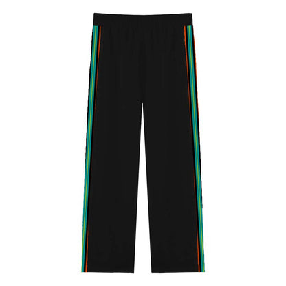 Halloween Fly Skeleton Casual Trousers With Elastic Waistband