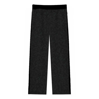 Skeleton Artist Pattern Casual Trousers With Elastic Waistband