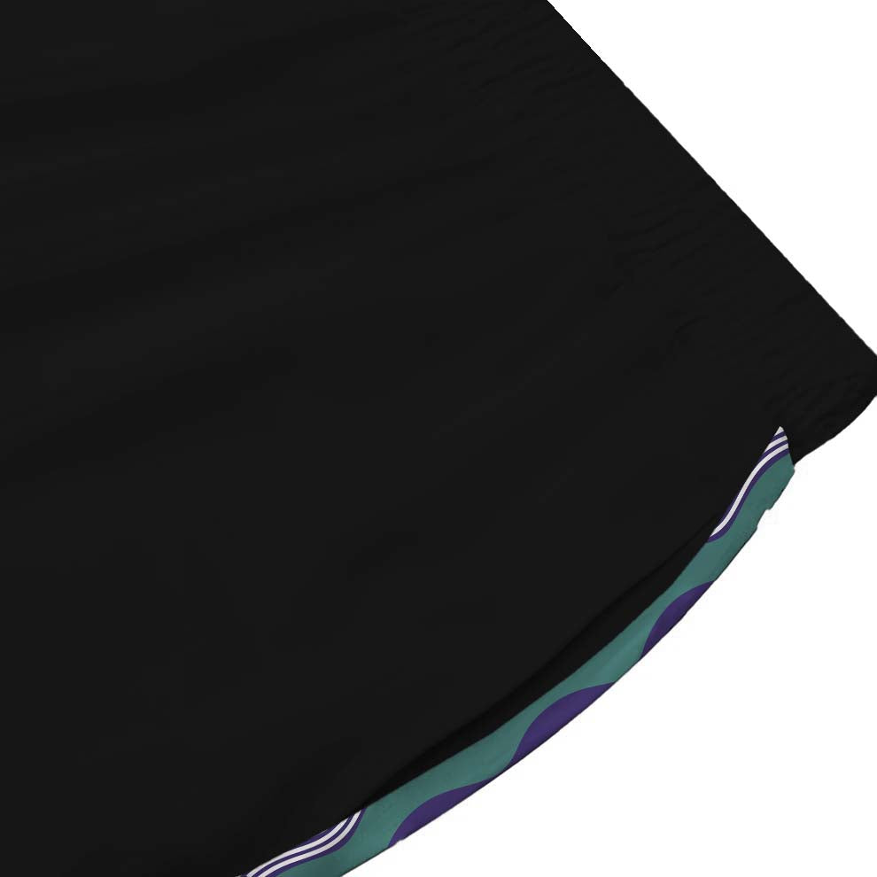 Quiet And Mysterious Halloween Town Prints Casual Trousers With Elastic Waistband