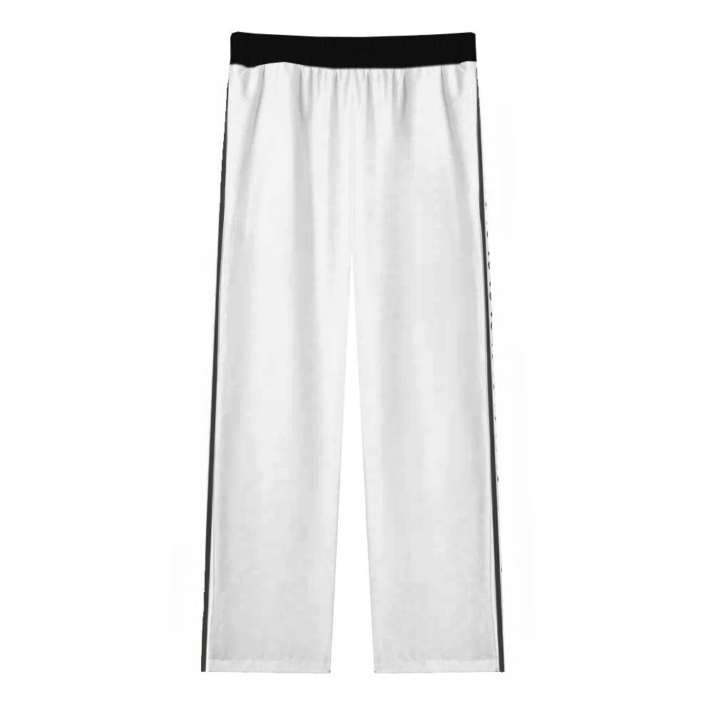 Black Myth: Wukong Waterfall Background Print Casual Trousers With Elastic Waistband