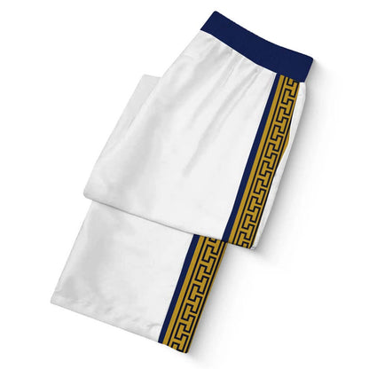 Tiger Pioneer Print Casual Trousers With Elastic Waistband