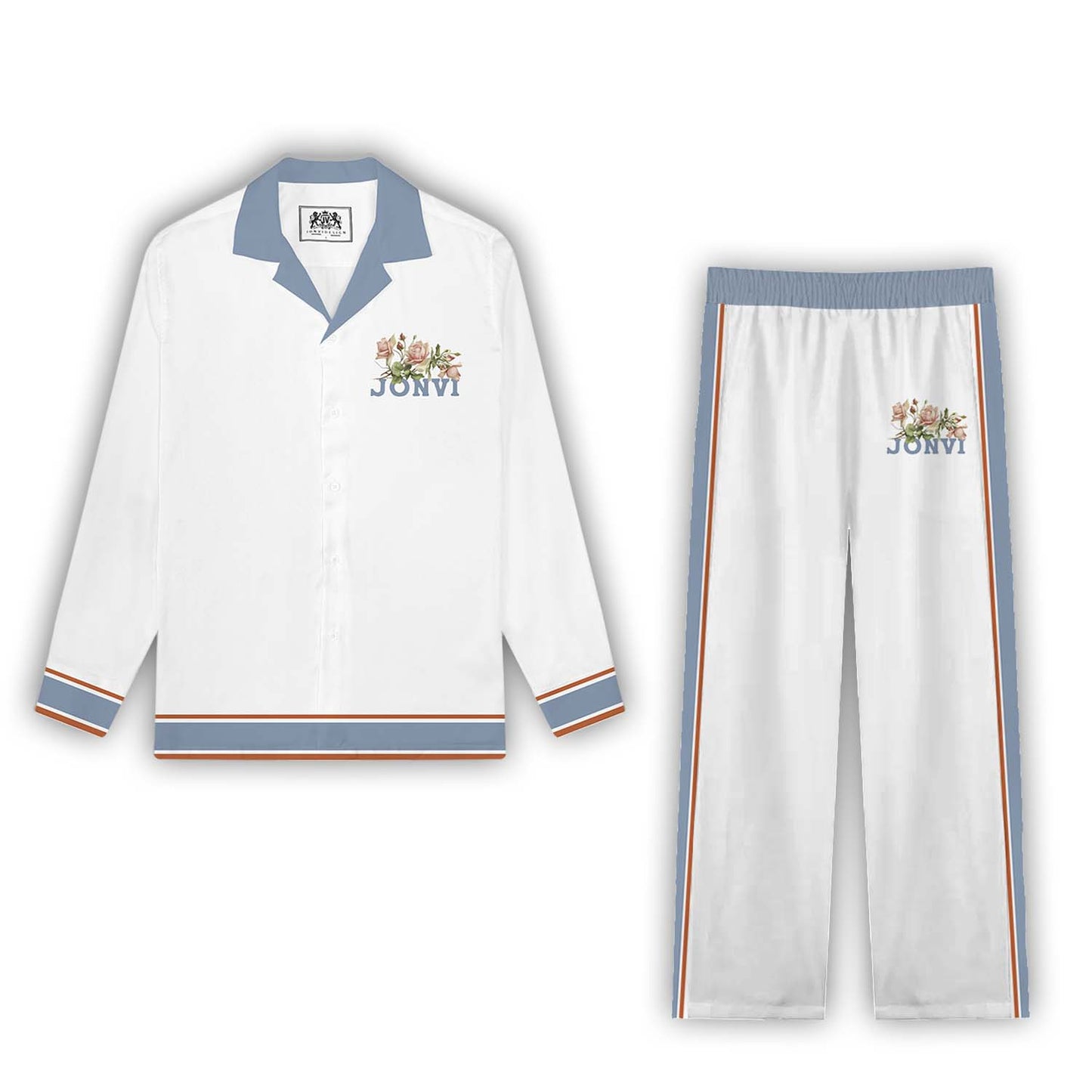 Sacred Heart Madonna Casual Trousers With Elastic Waistband