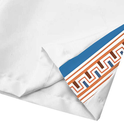 ROMA Print Casual Trousers With Elastic Waistband