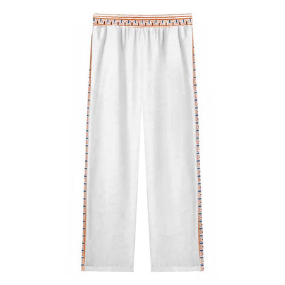 ROMA Print Casual Trousers With Elastic Waistband