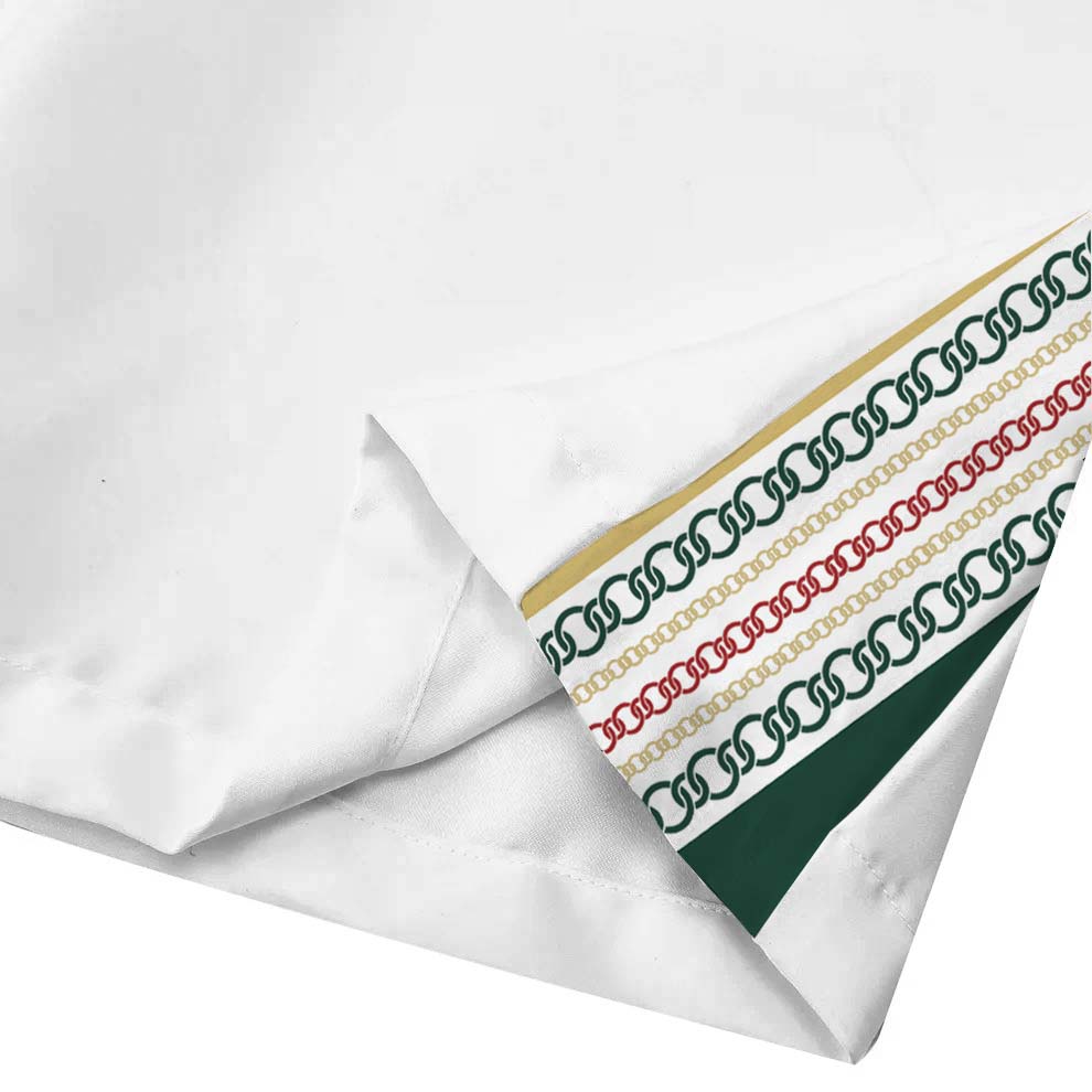 Greek Gods Printed Casual Trousers With Elastic Waistband