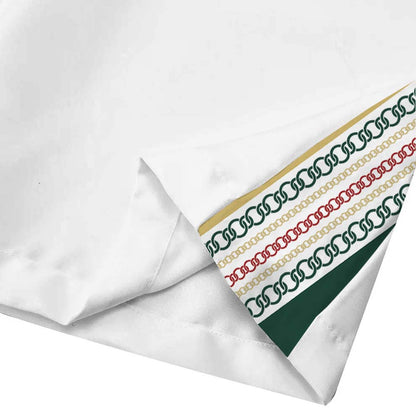 Greek Gods Printed Casual Trousers With Elastic Waistband