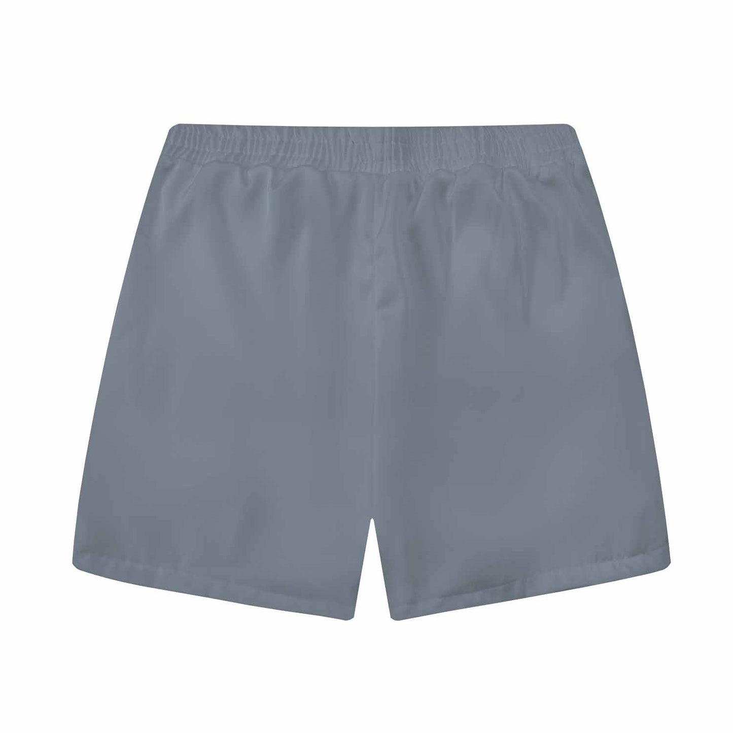 Small White Flower Pattern Elastic Waistband Summer Casual Shorts