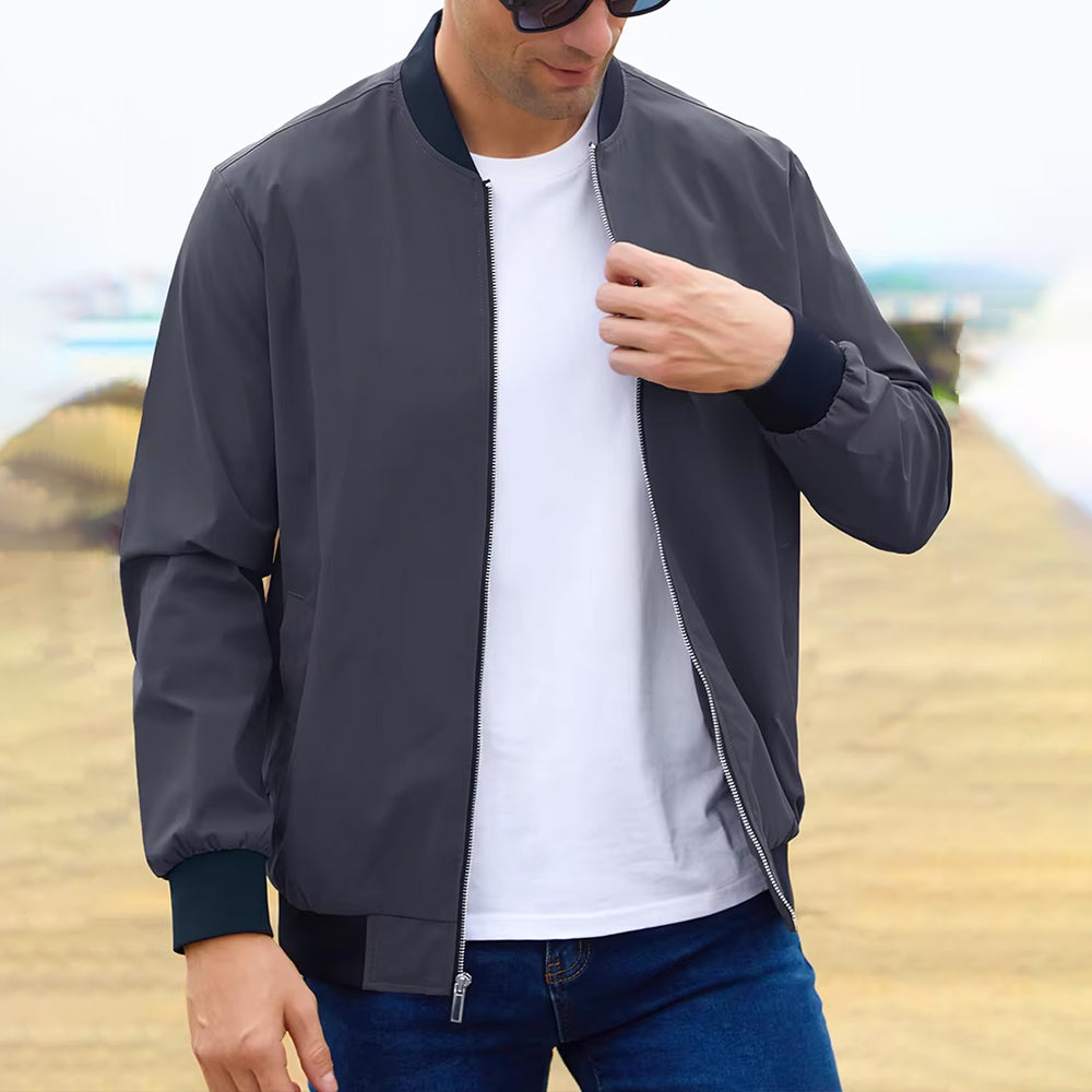 Bomber Jackets Warm Windproof Padded Jackets Zip Up Coats