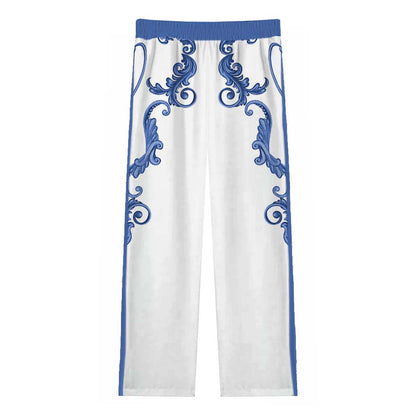Renaissance Portrait Casual Trousers With Elastic Waistband