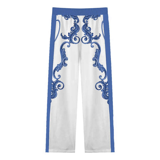 Renaissance Portrait Casual Trousers With Elastic Waistband