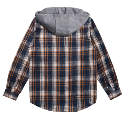 Outdoor Fashion Wear Pure Cotton Hooded Shirt