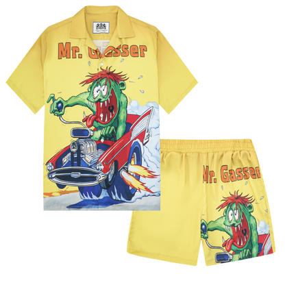 Mr.Gasser Car Camp Collar Short Sleeve Shirt