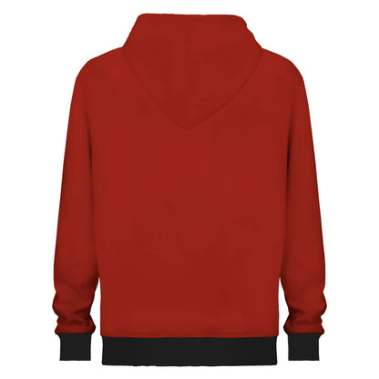 Men's Red Hooded Sweatshirt