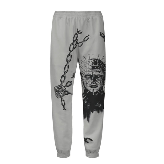 Classic Horror Movie Hellraiser Print Elastic Waist Sports Sweatshirt Pants