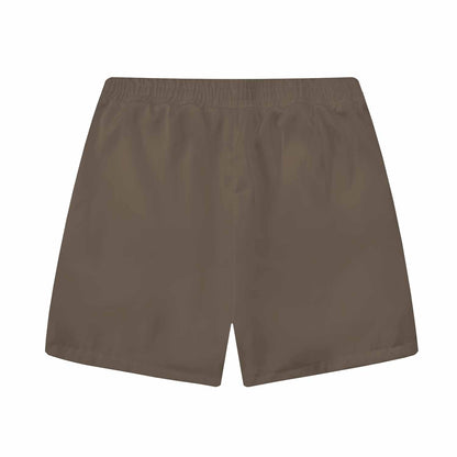 Natural Patterned Resort Elastic Waistband Summer Casual Shorts