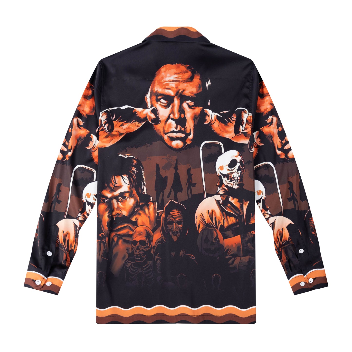 Halloween III: Season of the Witch Halloween Long Sleeve Camp Collar Shirt