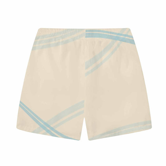 Beige Elasticated Casual Shorts