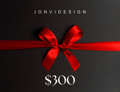 JonviDesign E-Gift Card