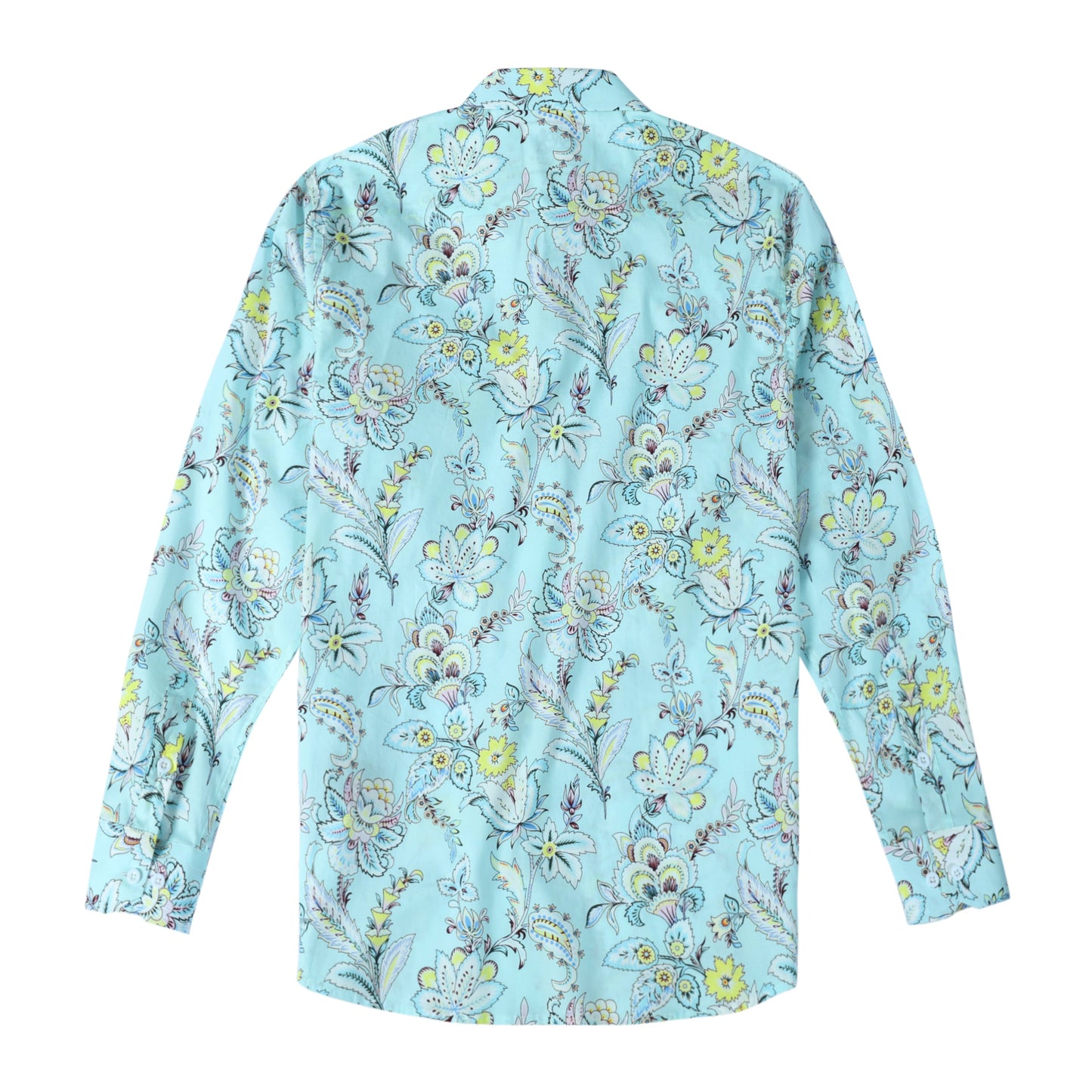 Blue Floral Button Down Shirt Jonvidesign