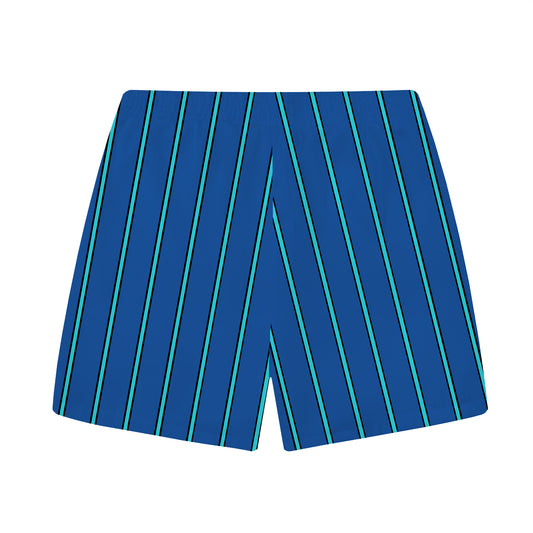 Blue Vintage Casual Shorts