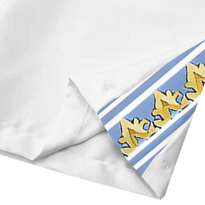 Baroque Floral Pattern Casual Trousers With Elastic Waistband