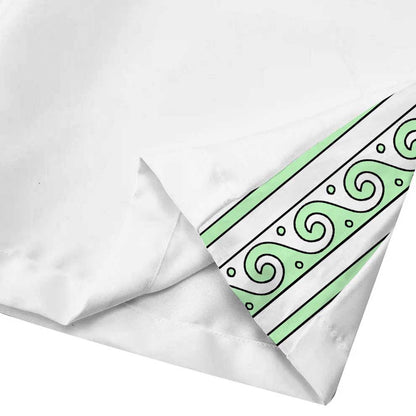 Retro Palace Spotted Dog Print Casual Trousers With Elastic Waistband