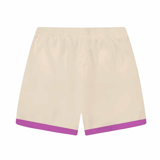 Ocean-Themed Seahorse Print Elastic Waistband Summer Casual Shorts