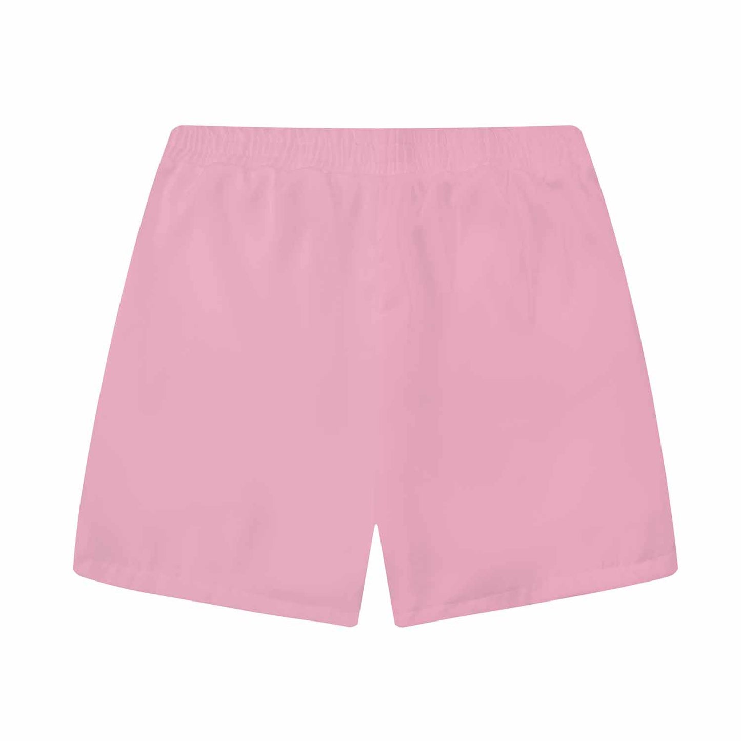 Summer Vertical Striped Coconut Tree Print Elastic Waistband Summer Casual Shorts