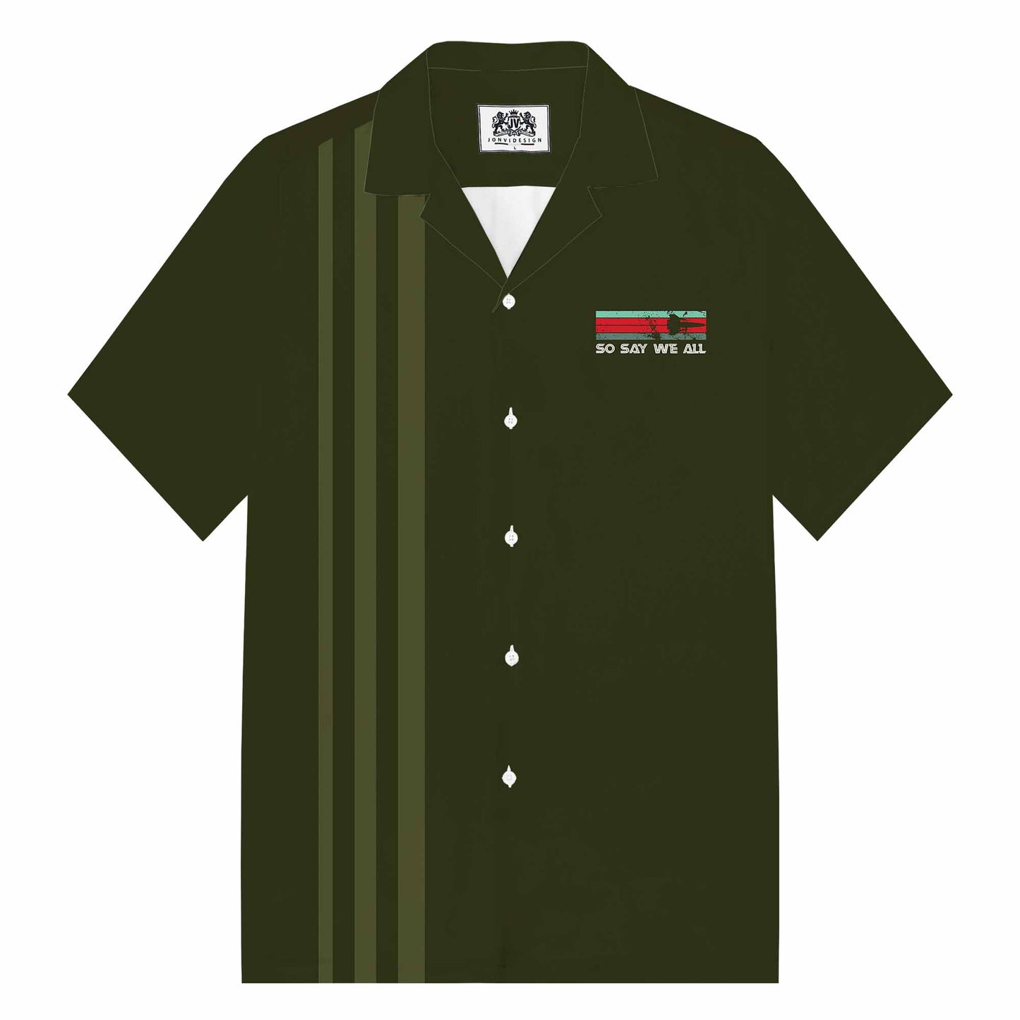 So Say We All Camp Collar Short-Sleeved Shirt