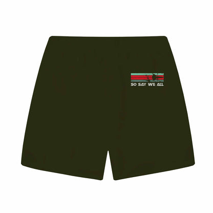 So Say We All Elastic Band Casual Shorts