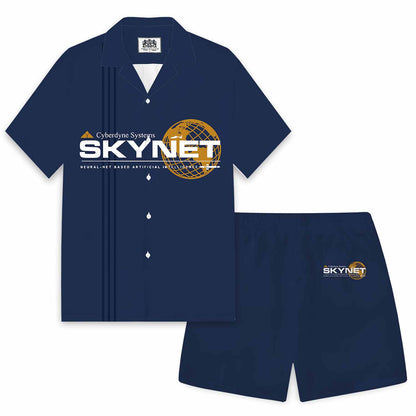 Terminator Skynet Elastic Band Casual Shorts