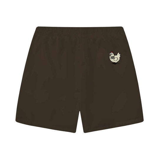 Chicken Game Don't Look At This Chicken Elastic Band Casual Shorts