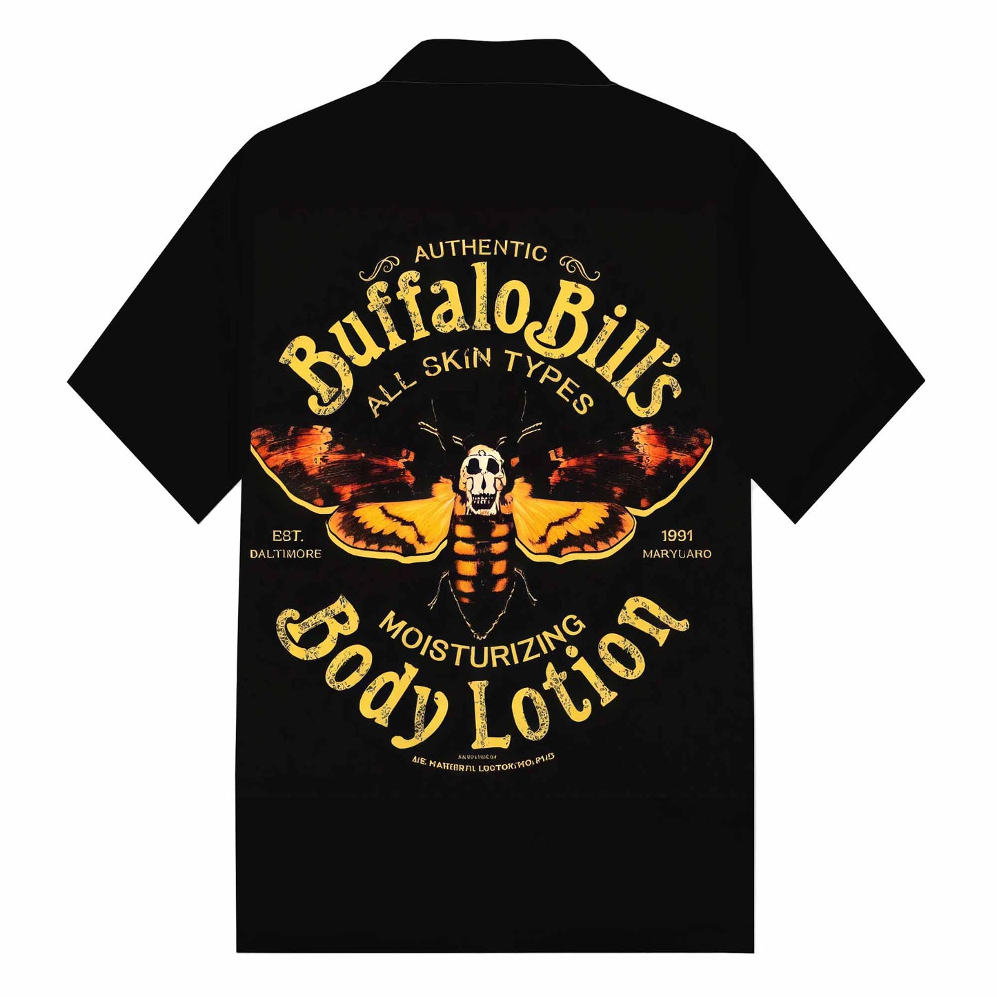 Buffalo Bill's Body Lotion Camp Collar Short-Sleeved Shirt