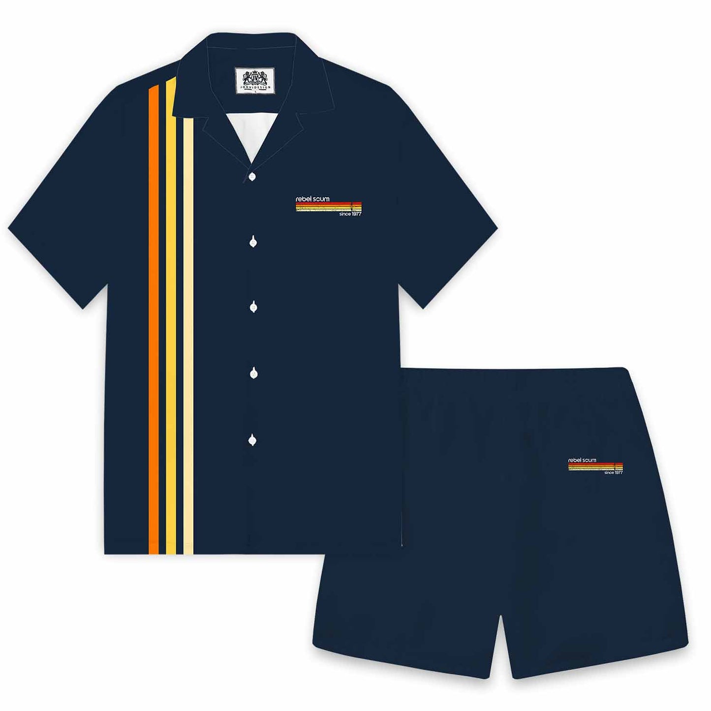 Rebel Scum 1977 Camp Collar Short-Sleeved Shirt