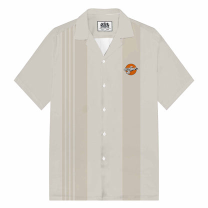 Vintage Star Wars Firefly Class Serenity Print Camp Collar Short-Sleeved Shirt