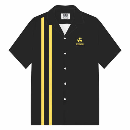 Legalize Recreational Plutonium Camp Collar Short-Sleeved Shirt