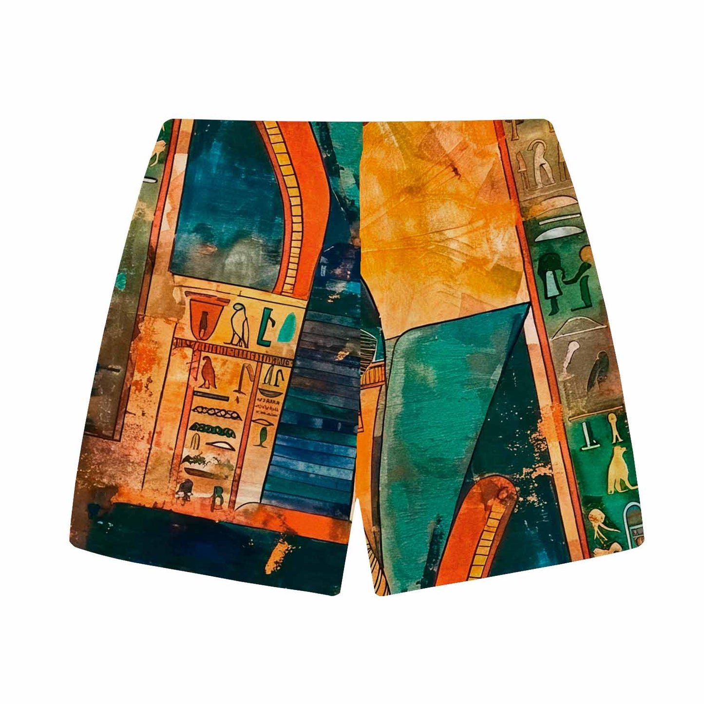 Men's Retro Egyptian Elastic Waist Shorts