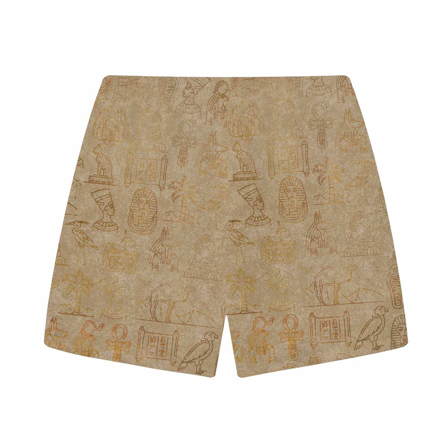 Vintage Ancient Egyptian Goddess Elastic Waist Shorts