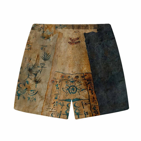 Bohemian Floral And Dragonfly Print Casual Shorts