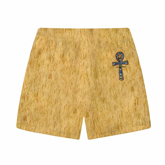 Men's Egyptian Ankh Pattern Casual Shorts