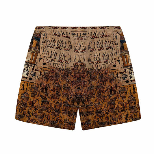 Ankh Color-Block With Ancient Casual Shorts