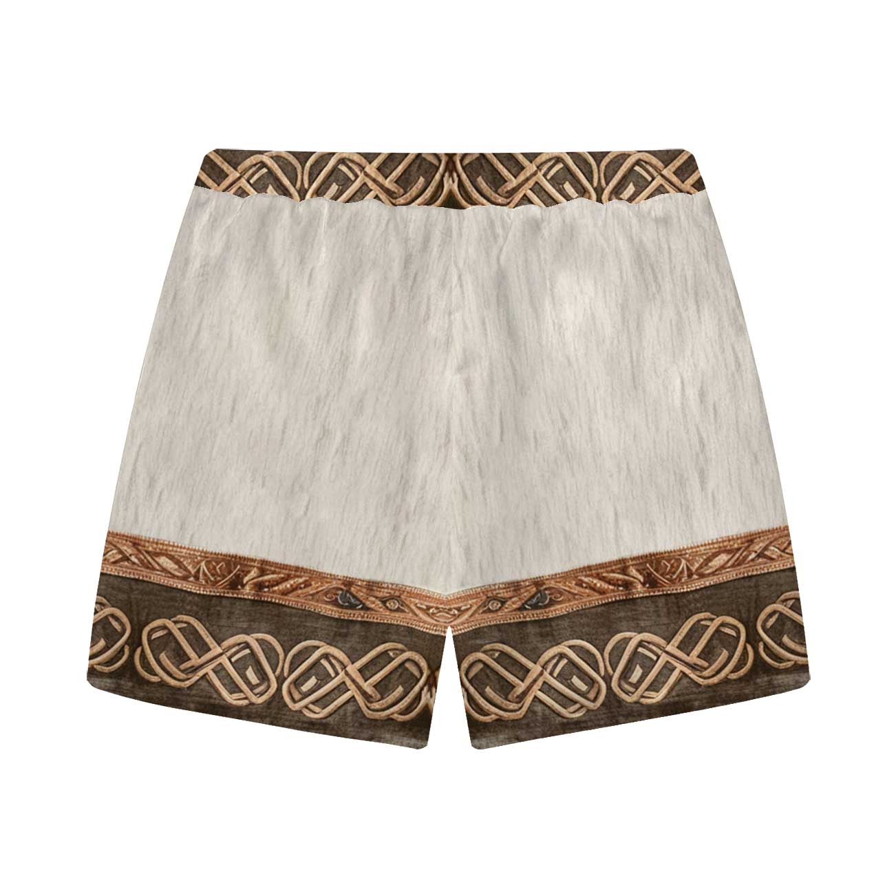 Retro Viking Celtic Knot Tree Of Life Elastic Waist Shorts