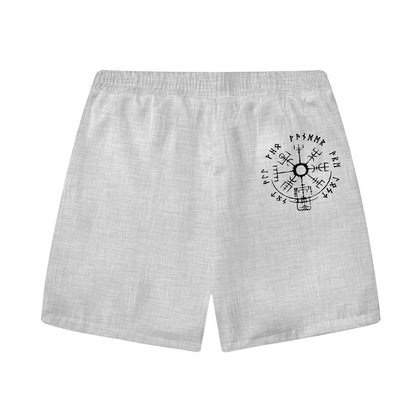 Ancient Huginn Grows Viking Elastic Waist Shorts