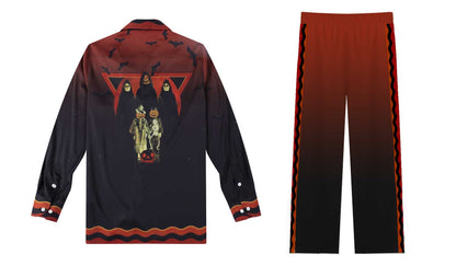 Halloween Trick or Treat Art Casual Trousers With Elastic Waistband