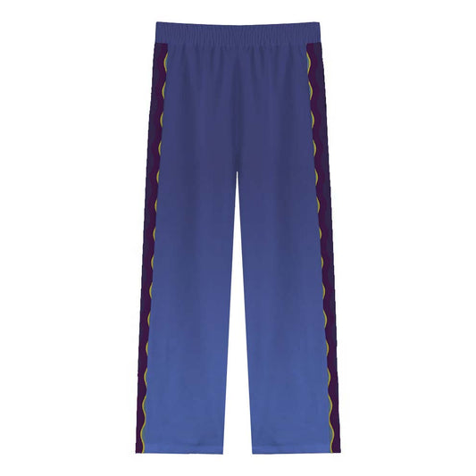 Halloween Haunted House Car Casual Trousers With Elastic Waistband