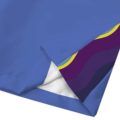 Halloween Haunted House Car Casual Trousers With Elastic Waistband