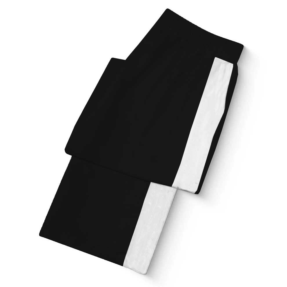 Halloween Wednesday Addams Casual Trousers With Elastic Waistband