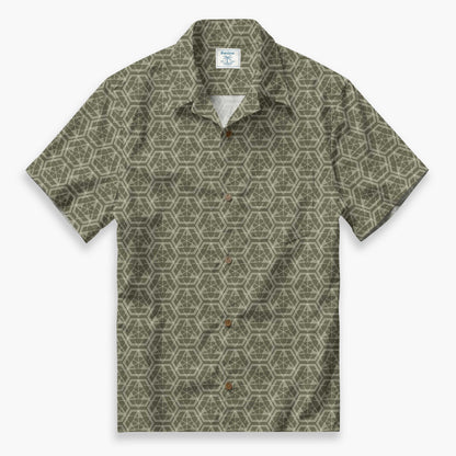 Basic Geometric Camp Shirt